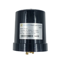 CTN501BL IP66 moniteur de fuite d'inclinaison cellule photoélectrique gradation optique PLC LoRaMesh hybride automatique contrôleur de lampadaire intelligent