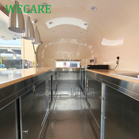 WECARE Restaurant de restauration rapide commercial, bar à café, crèperie, boulangerie, camion de crème glacée, cuisine mobile, remorque alimentaire entièrement équipée