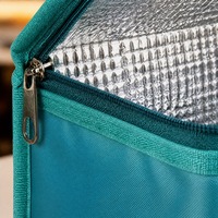 Sac isotherme personnalisé avec logo, non tissé, doublure en aluminium, réutilisable, pour pique-nique, stockage à froid, 56-76L, résistant à l'eau, écologique