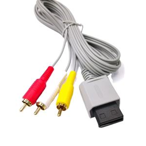 Para Nintendo <span class=keywords><strong>Wii</strong></span> U Conector <span class=keywords><strong>Cable</strong></span> AV <span class=keywords><strong>Cable</strong></span> 3 RCA Audio Video <span class=keywords><strong>Cable</strong></span> <span class=keywords><strong>compuesto</strong></span> - Product Image 1