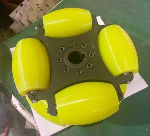 Capacidade de carga 200kg 8 polegadas 203mm Omnidirectional roda industrial resistente <span class=keywords><strong>Omni</strong></span> roda mecânica NW203C - Product Image 2