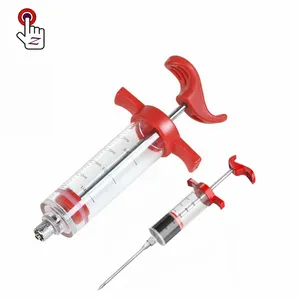 Wholesale Factory Beast Turkey Meat Injector Injection Syringe with Stainless Steel plastic Needle