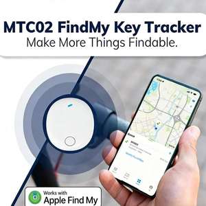 Mtc02 Find My - Localizador Bluetooth Compatible, Antipérdida, Inalámbrico, Portátil, para Llaves de Coche, Rastreador Inteligente Antipérdida - Product Image 2