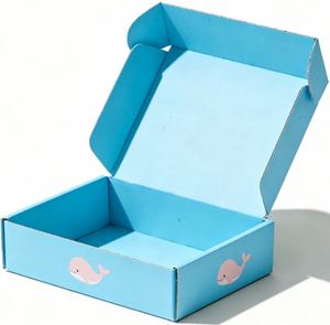 Boîte d'emballage en papier avec logo personnalisé, boîte d'expédition en carton, boîtes d'emballage pour l'expédition de marchandises avec logo - Product Image 1