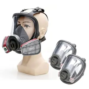 工厂防毒面具KEM6200全脸大视野防护面具呼吸器配件全脸面具