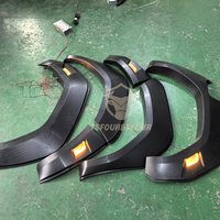 Kit de conversion pour pick-up, grandes extensions d'ailes noires en ABS avec éclairage LED pour Hilux Travo 2026
