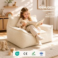 Fauteuil de lecture pour enfants OEM personnalisé avec noyau en mousse protectrice haute densité pour l'angle de jeu sensoriel à domicile