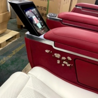 Siège VIP personnalisable rouge et blanc pour bus, camping-car, Mercedes-Benz Sprinter, Vito, V-Class, siège de voiture modifié