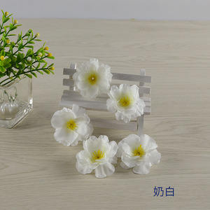 5cm Nhân Tạo Hoa trang trí hoa & vòng hoa cho <span class=keywords><strong>make</strong></span> up Peach Blossom chi nhánh cây nho hoa - Product Image 4