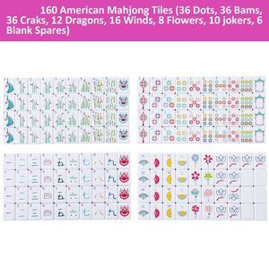 Tuiles de Mahjong Américaines Sculptées en Mélamine à Quatre Couches, Modernes et Personnalisées, Vente Chaude en Gros pour Jeux d'Échecs - Product Image 5