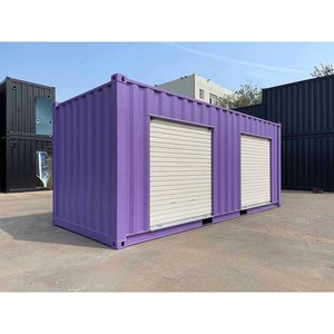 Durable Steel Shipping Storage Container for Sea Freight Cargo with a Secure Lockable <b>Door</b> and Weather-resistant Structure - Product Image 2