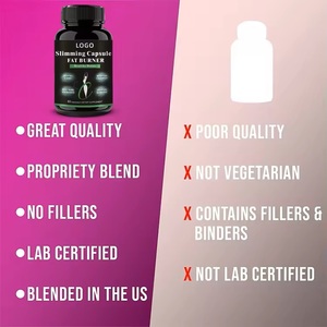 Cápsulas de Suplemento Dietético para Adultos de Marca Privada, Extracto de Garcinia Cambogia y Té Verde, Quemador de Grasa Nocturno - Product Image 5
