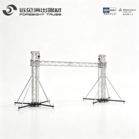 Sistema de Elevación de Truss para Escenarios de Alta Capacidad, Estable y Antivibración, para Montaje de Pantallas LED y Line Array en Conciertos a Gran Escala