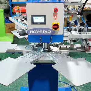 2color silk <b>printing</b> <b>machine</b> semiautomatic tee shirt <b>screen</b> <b>printing</b> equipment caroussel pour serigraphie automatique 6 stations - Product Image 6