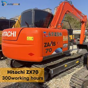 Почти новый экскаватор <span class=keywords><strong>Hitachi</strong></span> ZX70 в отличном состоянии, 7 тонн, заводской запас, превосходная производительность - Product Image 1
