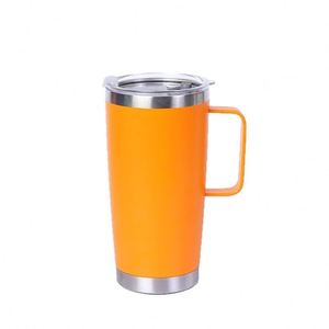 แก้วกาแฟสแตนเลสขนาด 20 ออนซ์ แก้วน้ำแบบพกพาสำหรับเดินทาง อุปกรณ์ตั้งแคมป์กลางแจ้ง แก้วน้ำแบบมีหูจับ สั่งทำโลโก้ได้จำนวนมาก รุ่น ASM26 - Product Image 1