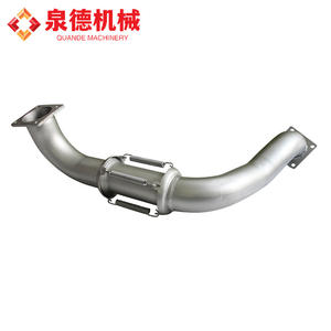 Tuyau d'échappement compatible Isuzu pour camions malaxeurs/pompes, quatre essieux, avec embout d'échappement avant, pièces de performance, référence OEM 8-97634535-0 - Product Image 4