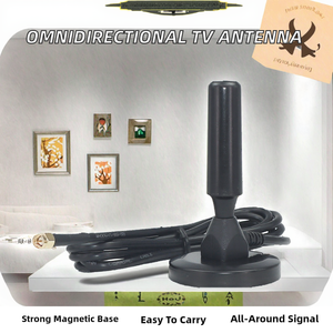 Antena Digital HDTV Portátil Omnidireccional para Interiores con Base Magnética de Plástico - Product Image 2