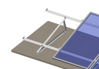 Support de montage de trépied réglable solaire galvanisé en Offre Spéciale pour toit plat 60 m/s charge de vent, signe d'art de durée de vie de plus de 25 ans