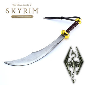 <span class=keywords><strong>The</strong></span> <span class=keywords><strong>Elder</strong></span> Scrolls V: Skyrim Windshear - Porte-clés en alliage de zinc de 21 cm avec gaine gravée Dragonborn - Product Image 1