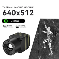 Module de caméra infrarouge WINBIG personnalisable avec sortie CVBS USB, 384x288, 640x512, 12um-17um, imagerie thermique, EFL 6,5-75 mm