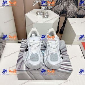 Zapatillas Deportivas Lanvines, Cómodas, con Cordones, Suela Gruesa, Iluminadas, a la Moda, para Primavera, Hechas de Cuero Vacuno LANVINs - Product Image 4