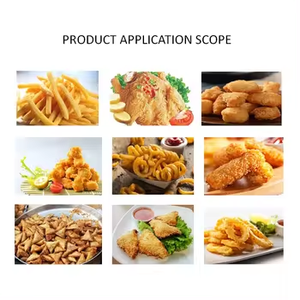 Tự động khoai tây chiên gas điện liên tục Snack thực phẩm Chuối khoai tây chiên gà chiên máy thương mại CE 500L 1 Bộ - Product Image 2