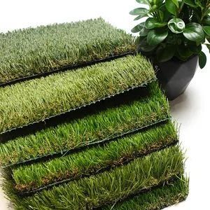 Synthetic 30mm/35mm/40mm Landscape Grass SKYJADE Custom Landscaping Artificial Grass Turf Garden Artificial Synthetic Lawn Grass Carpet