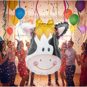 Globo de Aluminio Metálico con Diseño de Vaca de Dibujos Animados para Fiestas, 70 cm, Decoración para Fiestas Infantiles - Product Image 3