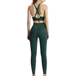 OEM Logo personnalisé Nouveauté Haute qualité Ensemble de vêtements de sport deux pièces pour femmes Leggings de sport Vêtements de yoga Soutien-gorge de sport Gym Fitness - Product Image 3