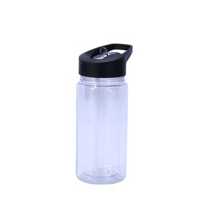 Bouteille d'<span class=keywords><strong>eau</strong></span> transparente élégante et portable avec paille intégrée, anti-fuite, en PC, grande capacité, idéale pour l'entraînement et les trajets quotidiens - Product Image 6