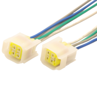 Connecteur Électrique 4 Broches Mâle/Femelle Fuji pour Commutateur de Contrôle de Vitesse, Faisceau de Câblage Automobile, Assemblage de Câble Adaptateur Personnalisé