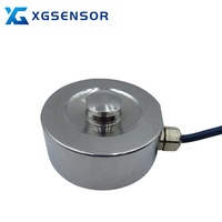 Capteur de pesage rond en acier inoxydable 2000N et capteur de pesage à compression en acier allié 5000N Capteurs de force et cellules de charge