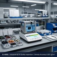 300g High Precision Electronic Densimeter Digital Solid Density Meter for Gold Jewelry Rubber Plastic Lab Testing