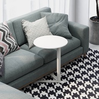 Table d'appoint de canapé, table d'angle simple en fer forgé, table basse mini nordique démontable pour salon, chambre, balcon
