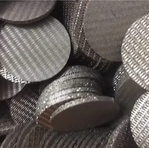 304 316 Stainless Steel Sintered <b>Wire</b> <b>Mesh</b> Filter Disc Multi-layer Sintered Metal Filter Disk For Liquid Gas Filtration - Product Image 3