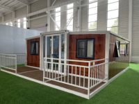 Skyacross - Maisons modulaires de luxe en bois de style moderne, petites maisons préfabriquées, maisons conteneurs temporaires