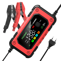 Chargeur de batterie intelligent automatique universel FOXSUR 12V 7A avec écran couleur pour moto et voiture