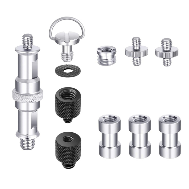 Manufacture 1/4 3/8 5/8 Camera Mount Screw Quick Release Plate Tripod Monopod Camera Mount Screw