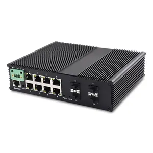 Poe Gigabit SFP Industrial Poe Managed Gigabit Ethernet Switch Ports 1000M Technology Snooff Switch 1 2 4 6 8 10 12 16 24 4mbits