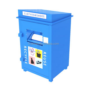 Toptan çok düşük fiyat iyi tasarım giyim bağış bin büyük metal giyim bağış damla kapalı kutusu - Product Image 6