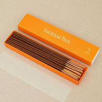 Boîtes d'emballage de luxe rigides magnétiques pour bâtonnets d'encens avec impression de logo personnalisé pour cônes d'encens