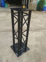 Soporte de Iluminación para Escenario de Aluminio Negro en Oferta, Soporte Portátil para Barra de Luces de DJ con Altura Ajustable para Club/Bar