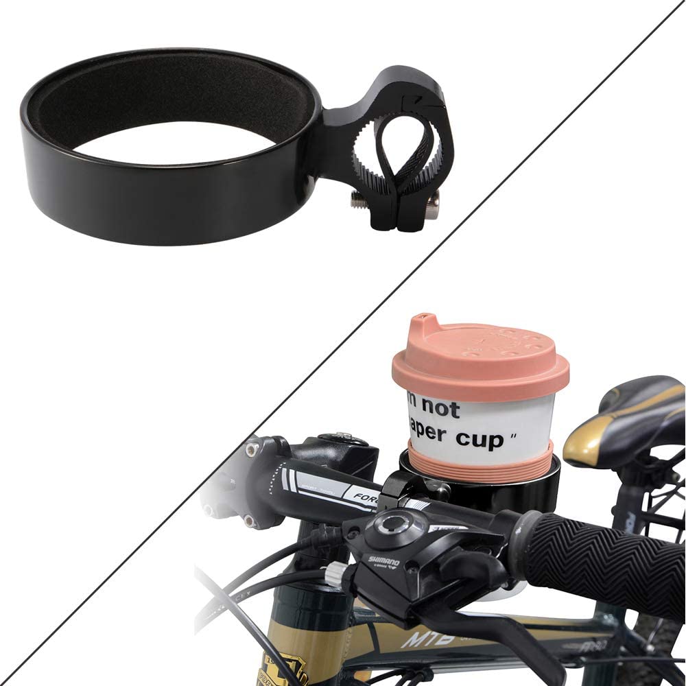 Держатель для чашки на руль из алюминиевого сплава, велосипедный держатель для бутылки с водой, зажим для крепления чая, кофе, велосипедный держатель для чашки, аксессуары для электровелосипеда
