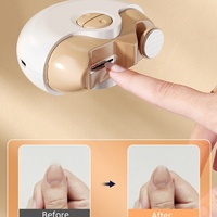Coupe-ongles électrique intelligent 2-en-1 avec recharge USB et polisseuse pour enfants et adultes