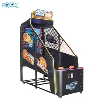 Machine de jeu d'arcade interactive de basket-ball Hoops II, jeu sportif de 55 pouces pour parc d'attractions