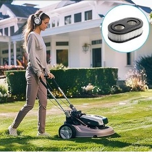 Filtre à air compatible pour tondeuse à gazon Briggs And Stratton 798452 modèle 593260 à usage domestique - Product Image 5