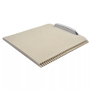 Cubierta para portavasos de coche para Volvo S80 V70 XC70 39870905, plástico beige, para la consola central - Product Image 2