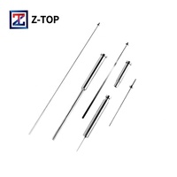 Z-TOP JZ-243 Pasadores Expulsores Duraderos de Alta Precisión Estándar DIN SKD61, Componentes de Molde Tratados Térmicamente y Nitrurados para Moldes de Plástico