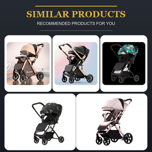 Passeggino di lusso 3 in 1 con <span class=keywords><strong>seggiolino</strong></span> <span class=keywords><strong>auto</strong></span>, vista alta, pieghevole, in lega di alluminio, da neonato a bambino - Product Image 6